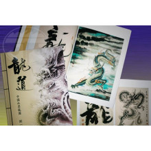 Chinese traditional ink painting of Dragons
